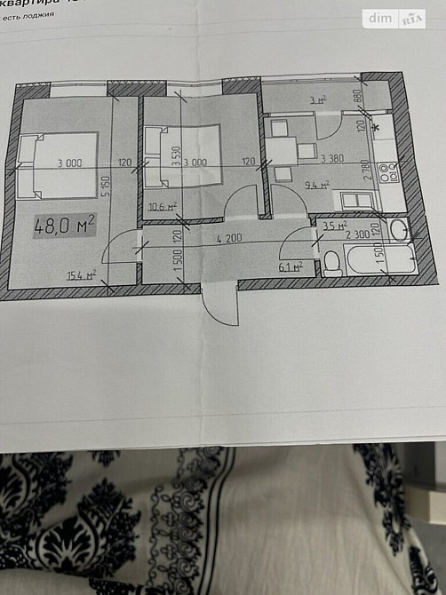 Продаж Квартира 2-кімнатна, 3/3 поверх на Джерельна Вінниця - фото 3