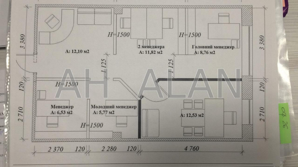 Оренда офісне приміщення на Лобановського пр-т, 119Х приміщень - 2, поверх - 2/7 Київ - фото 11