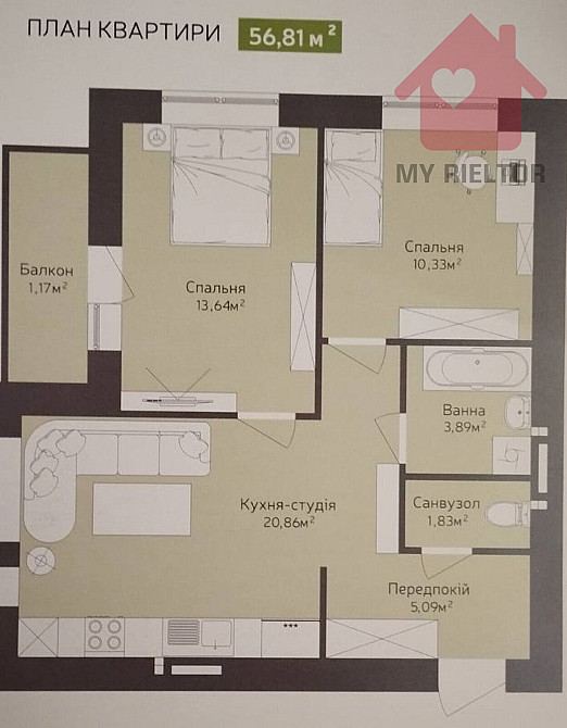 Продаж квартири у чудовому ЖК WEST TOWERS Uzhhorod - photo 10