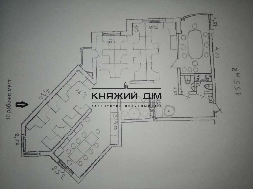 Оренда офісне приміщення на Княжий Затон ул. поверх - 24/24 Киев - изображение 2