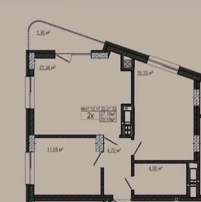 Продаж Квартира 1-кімнатна, 7/10 поверх на вул. Федьковича Івано-Франківськ - фото 4