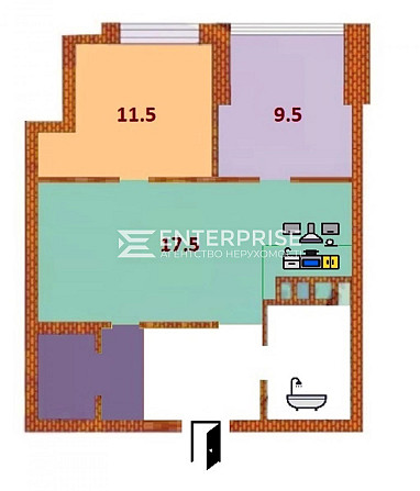 Продаж 1к Квартира 55 кв.м Иоанна Павла II вул. Kiev - photo 16