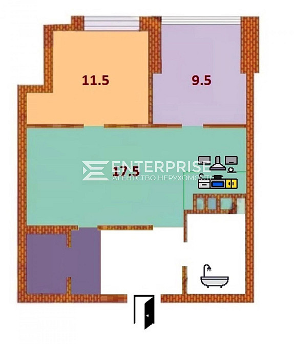 Продаж 1к Квартира 55 кв.м Иоанна Павла II вул. Київ - фото 16