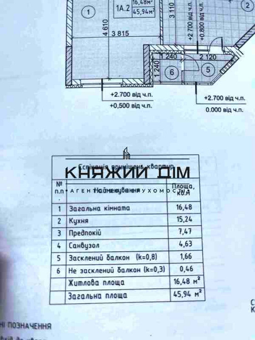 єОселя Продаж 1-но к. квартири в ЖК Причал 8 Позняки. КОД 21146474 Київ - фото 2