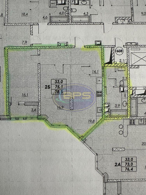Продаж 2к Квартира 78.5 кв.м Прохорівська вул. Одеса - фото 9