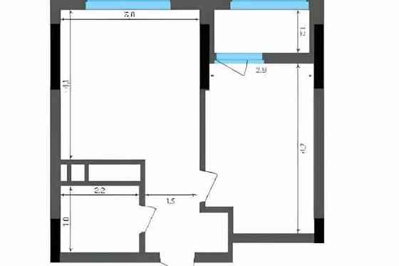 Продаж Квартира 1-кімнатна, 14/22 поверх на Василя Липківського (раніше Урицького) вул., д. 38 Kiev