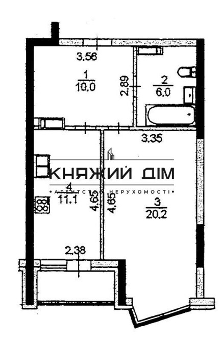 Продаж 1-но к.кв. по вул. Драгоманова, метро Позняки в Дарницькому р-ні. Код об'єкту №: 21145012 Київ - фото 12