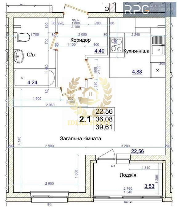 Продаж Квартира 1-кімнатна на Пригородная ул.  - фото 20