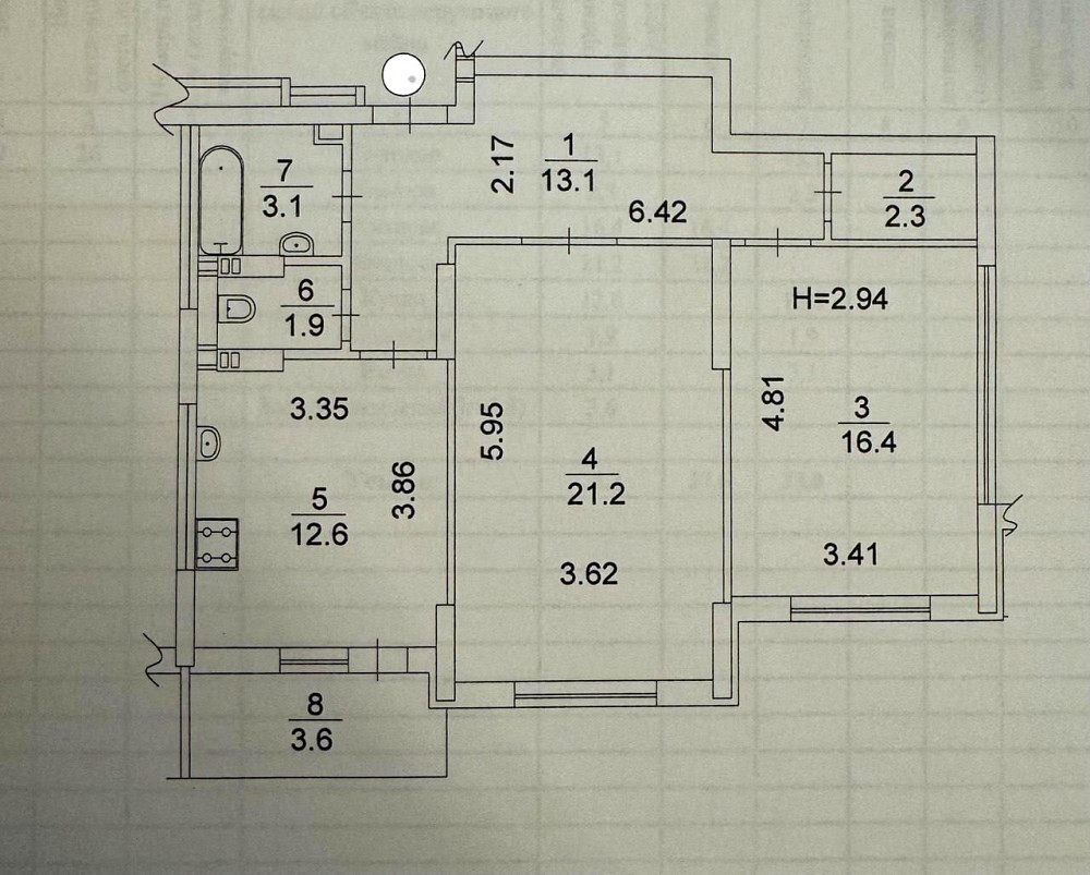 Продаж Квартира 2-кімнатна, 9/17 поверх на Науки вул., д. 30 Киев - изображение 14