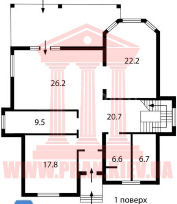 Продаж 3-поверховий Будинок з ділянкою 13 сот 350 кв.м   Гора - фото 7