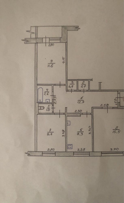 Продаж Квартира 3-кімнатна, 1/9 поверх на вул. Вітрука Житомир - фото 1