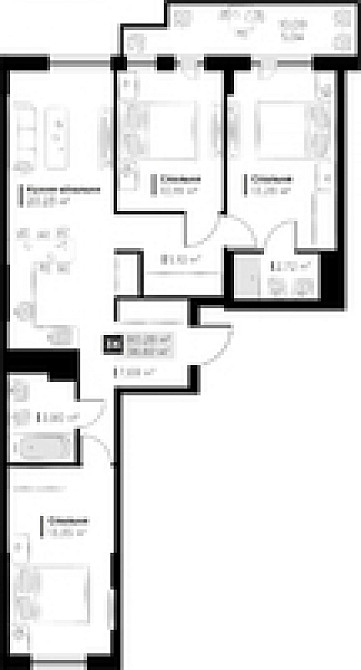 Продаж Квартира 3-кімнатна, 5/5 поверх на вул. Галицька Винники - фото 7