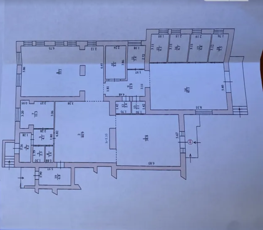 Продаж приміщення вільного призначення поверх - 1/9 Тернопіль - фото 1