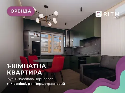 Оренда 1к Квартира 45 кв.м Чорновола В'ячеслава вулиця 1 Чернівці - фото 9