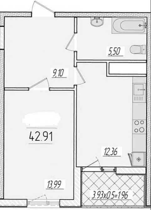 Продаж Квартира 1-кімнатна, 10/24 поверх на Краснова ул. Одеса - фото 2