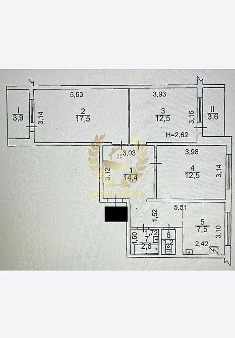 Простора 3-кімнатна квартира з меблями, вул. Рональда Рейгана 4А Київ - фото 17