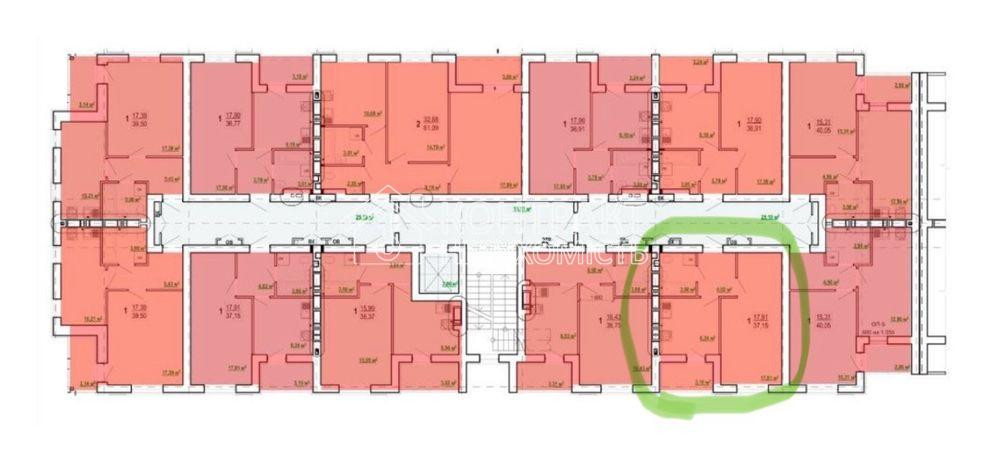 Продаж Квартира 1-кімнатна, 3/9 поверх на вул. Борткевича Харків - фото 7