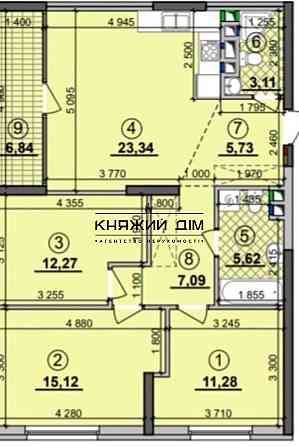 Продаж 3-х кімнатної роздільної в ЖК SEVEN м.Осокорки Київ