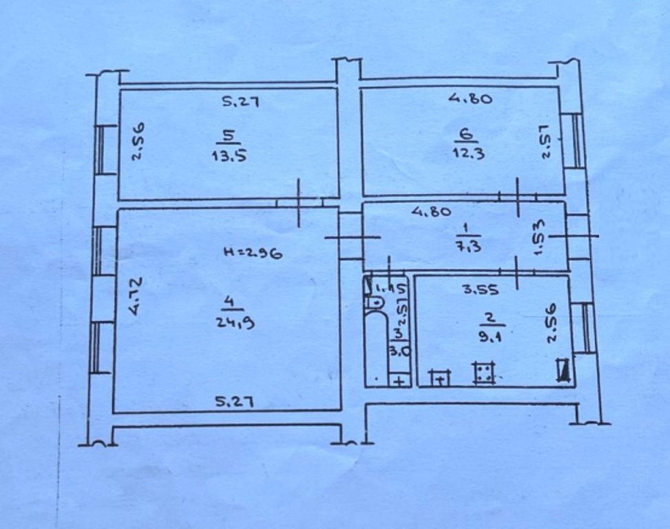 Трехкомнатная квартира в центре Одессы Одеса - фото 10