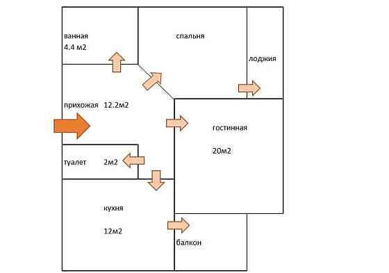2-кімнатна квартира, вул. Академіка Булаховського, 5г, Святошинський район Kiev