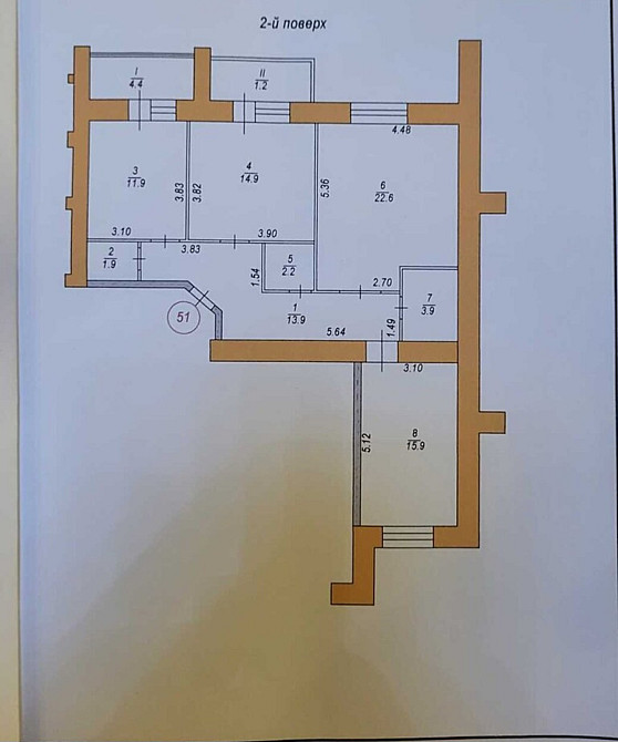 Продаж 3к квартири 92.8 кв. м на вул. Яреми Тернопіль - фото 13