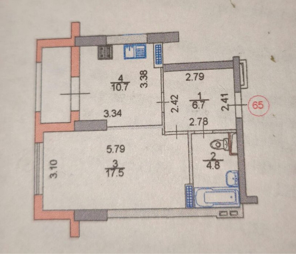 1-кімнатна, Феодосійський пров., 14, Голосіївський Kiev - photo 2