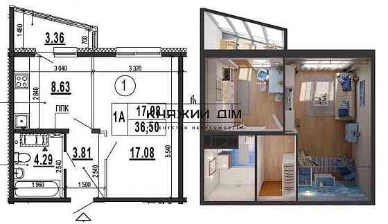 Продаж Квартира 1-кімнатна, 17/25 поверх на Гмыри Бориса ул. Киев