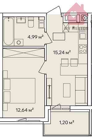 Продаж Квартира 1-кімнатна на Бабяка, 56 Ужгород