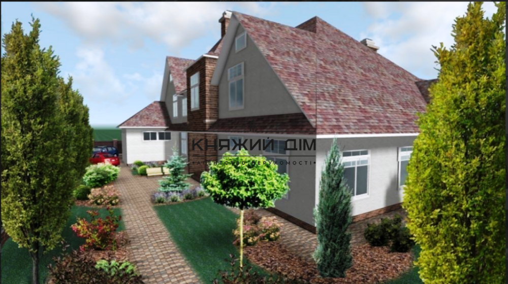 Продаж 2-поверховий Будинок з ділянкою 20 сот 800 кв.м   Стоянка - фото 1