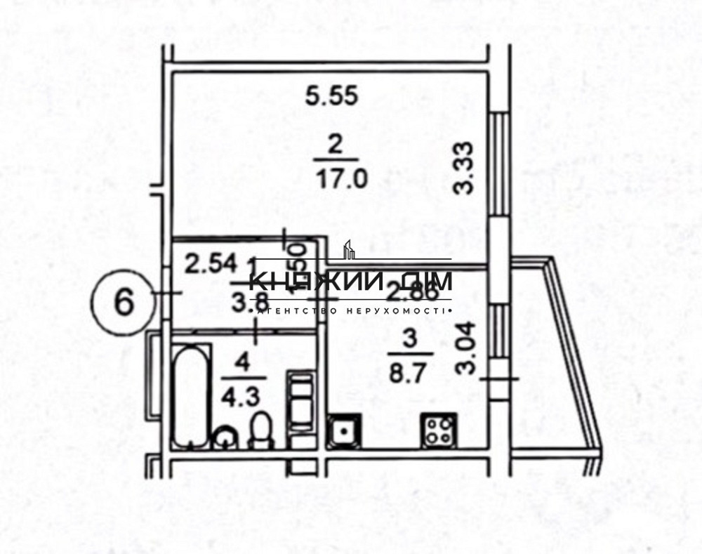 Оренда Квартира 1-кімнатна, 3/7 поверх на Стеценко ул. Kiev - photo 2