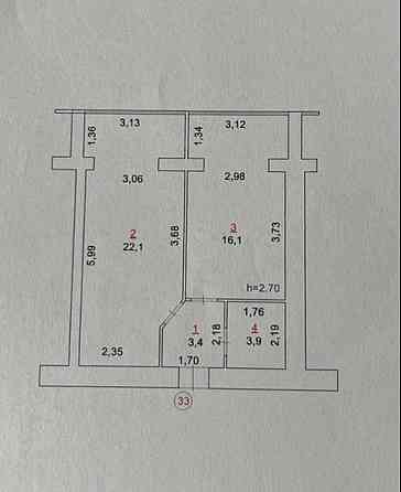 Продаж 1к Квартира 46 кв.м Святослава Ріхтера Zhytomyr