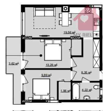 Продаж Квартира 2-кімнатна, 5/8 поверх на Бабяка Uzhhorod