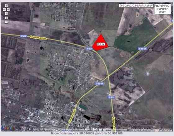 Продаж земельної ділянки 16.2 га на Окружна дороги Бориспіль-Бровари Бориспіль