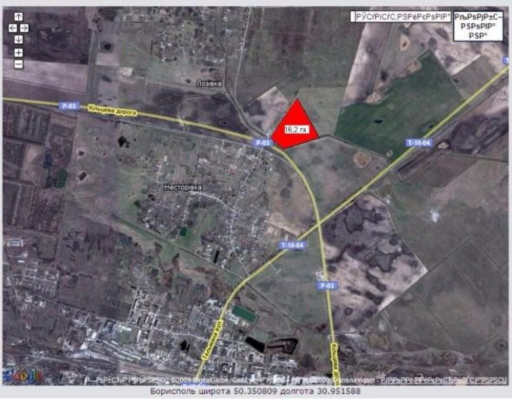 Продаж земельної ділянки 16.2 га на Окружна дороги Бориспіль-Бровари Бориспіль - фото 1