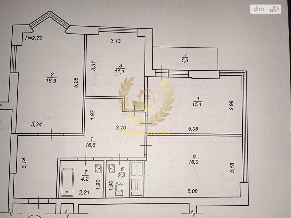 Продаж Квартира 3-кімнатна на Победы пл., 109А Київ - фото 18