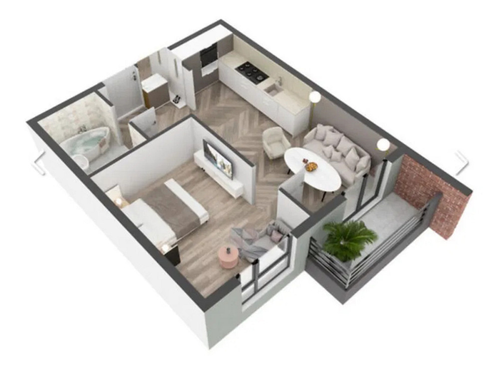 Продаж Квартира 1-кімнатна, 9/9 поверх Ужгород - фото 3