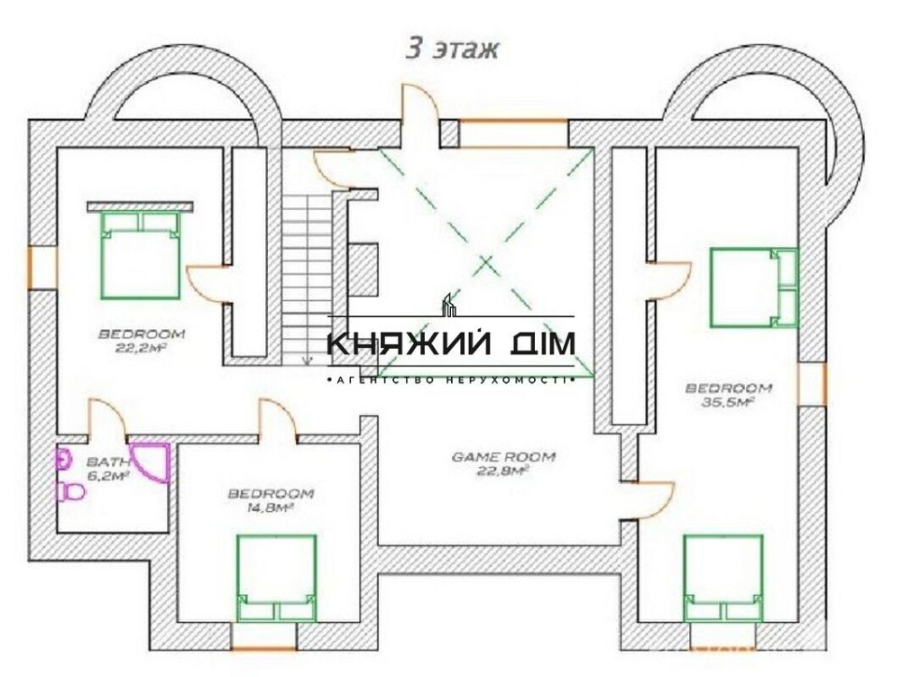 Аренда отличного дома в с. Хлепча Васильковский р-н. № 139196 Хлепча - фото 8