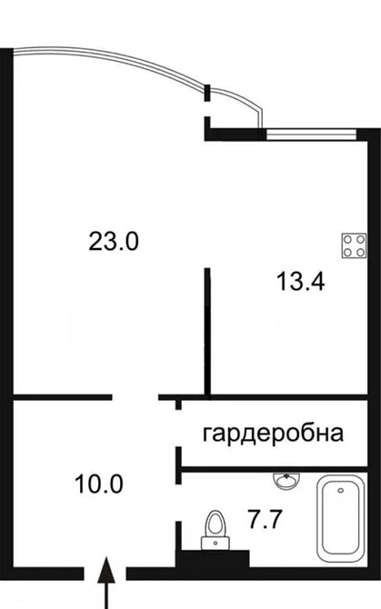 Оренда Квартира 1-кімнатна, 3/25 поверх на бульвар Кольцова, 14 Київ - фото 14