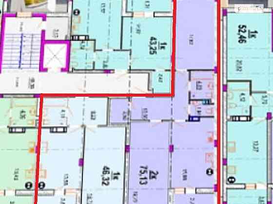 Продаж Квартира 3-кімнатна, 8/8 поверх на Богуна Вінниця