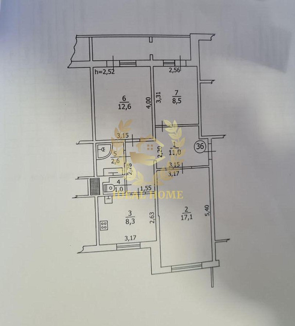 Продаж 3к квартири у центрі Бориспіля вул. Новопрорізна Бориспіль - фото 2