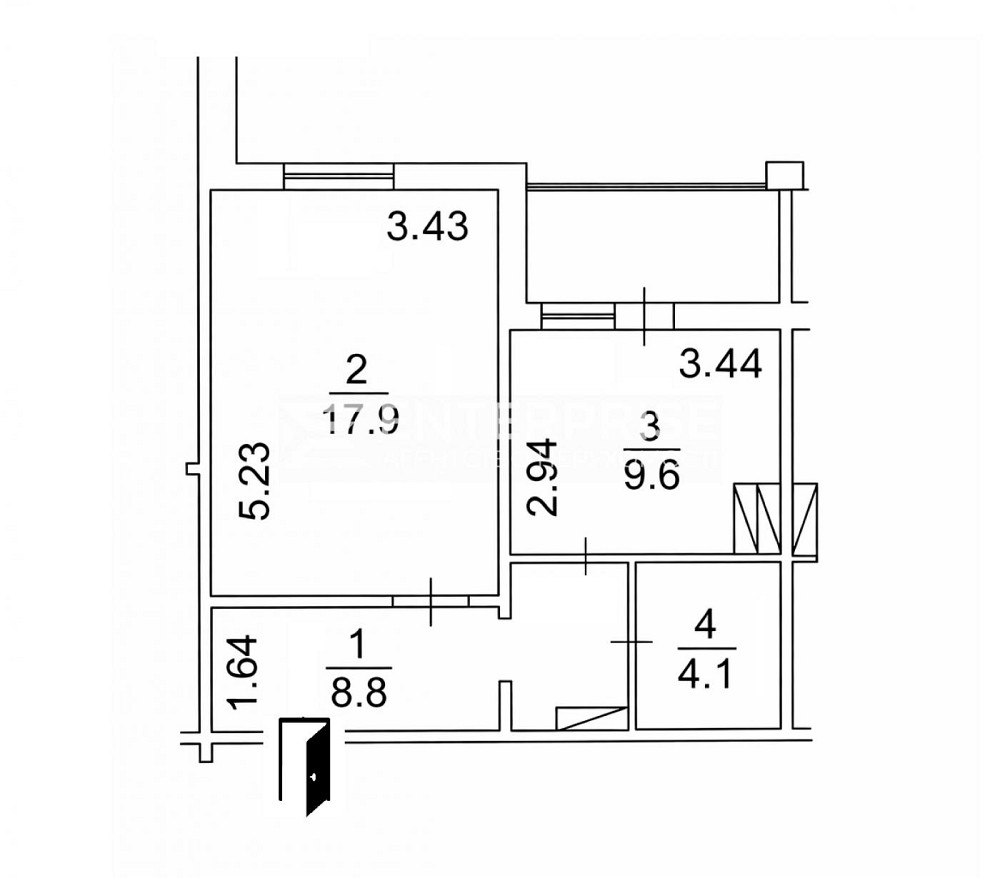 Продаж Квартира 1-кімнатна, 14/22 поверх на вул. Олевська Kiev - photo 11