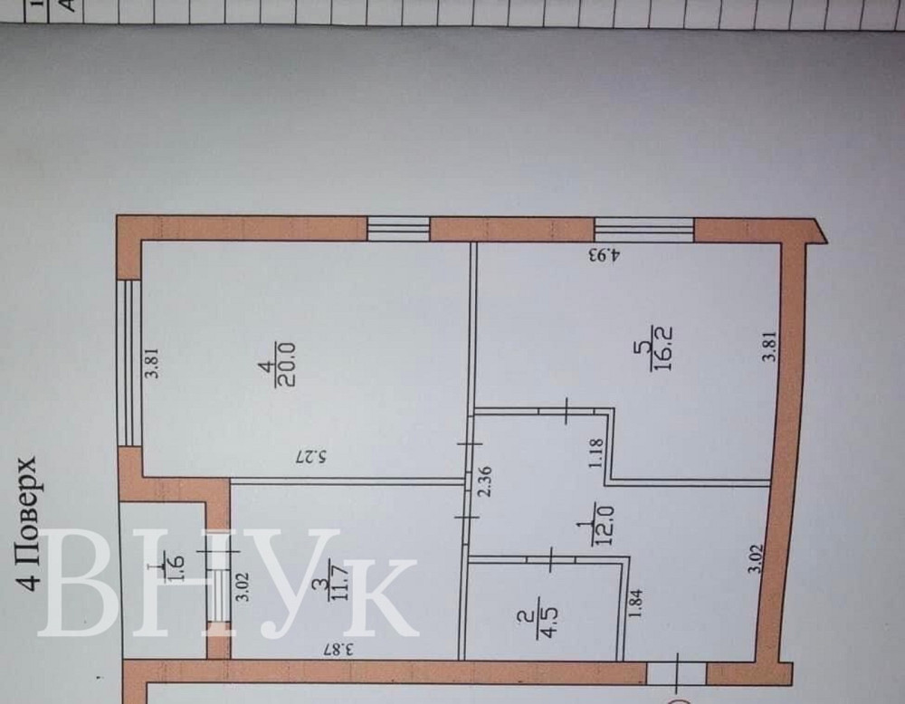 Продаж Квартира 2-кімнатна, 4/4 поверх на вул. Велика Березовиця / Енергетична Тернопіль - фото 14