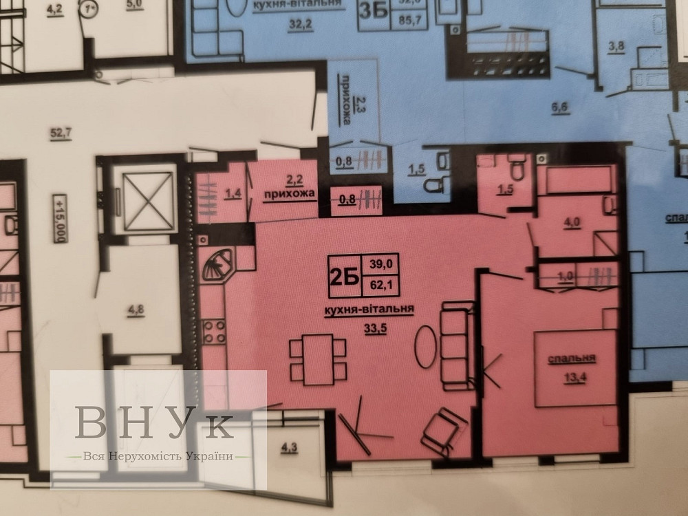 Продаж Квартира 2-кімнатна, 9/16 поверх на Юліана Опільського Тернопіль - фото 2