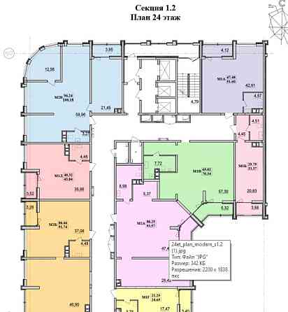 Продаж Квартира 1-кімнатна, 24/24 поверх на Ивана Франко ул. Одеса