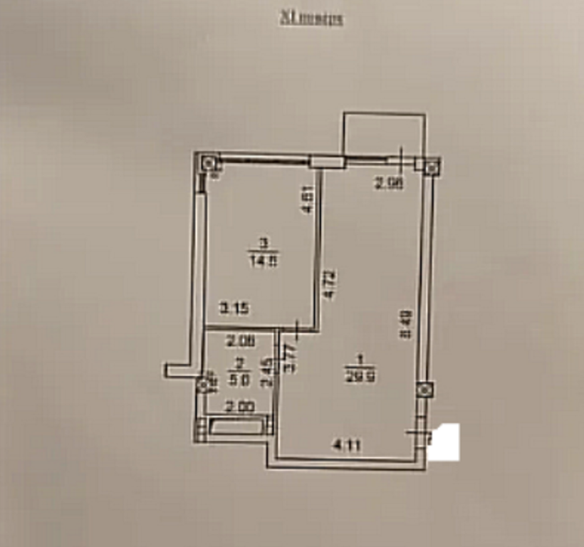 1 комнатная квартира на Гераневой/ Пространство. Одеса - фото 3