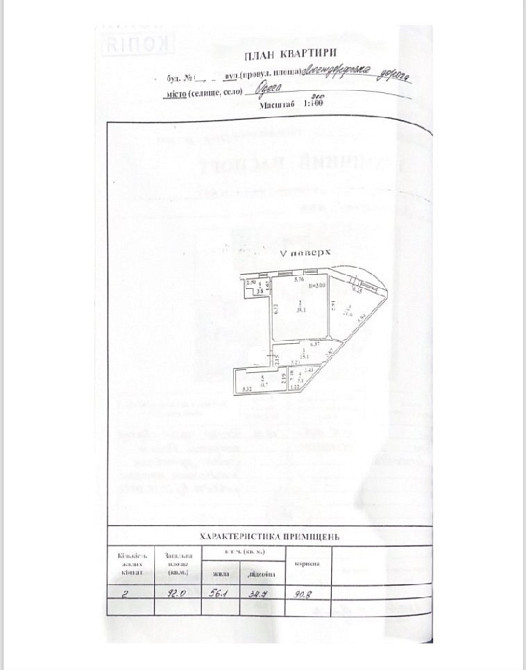 Большая квартира кухня-студия и спальня Odessa - photo 9