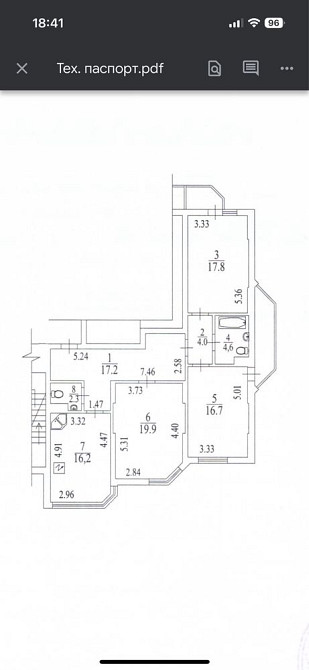 Продаж Квартира 3-кімнатна, 11/15 поверх на Степана Рудницького вул., д. 3А Київ - фото 16