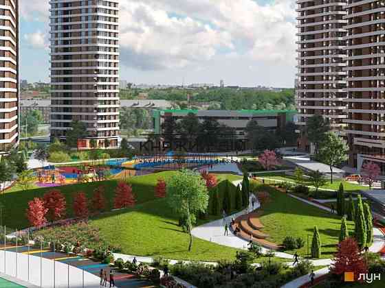 Видова 1к квартира в ЖК Great, Дніпровська набережна № 21142528 Київ