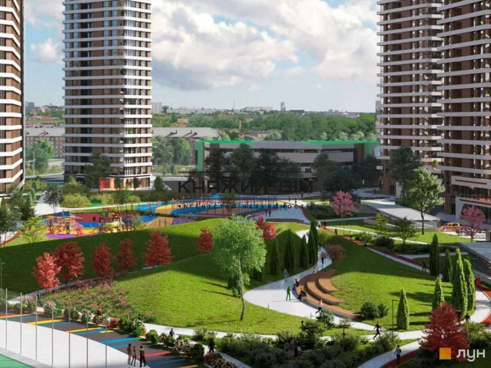 Видова 1к квартира в ЖК Great, Дніпровська набережна № 21142528 Київ - фото 4