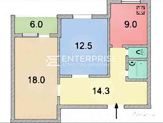 Продаж Квартира 2-кімнатна, 1/10 поверх на вул. Зоологічна Київ